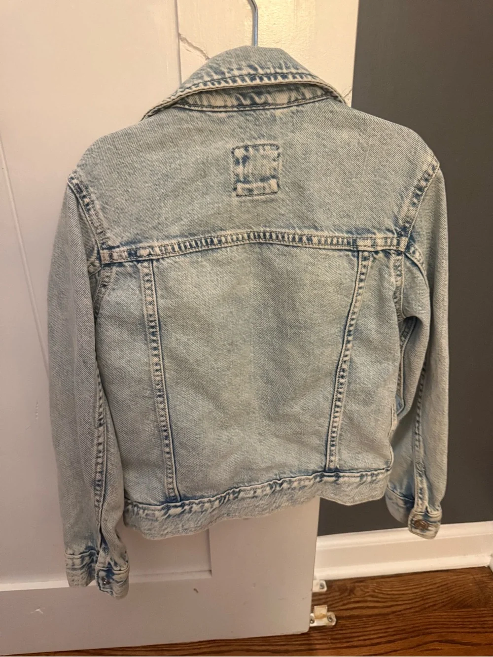Gap Kids Acid Wash Denim Jean Jacket Light Wash Size S